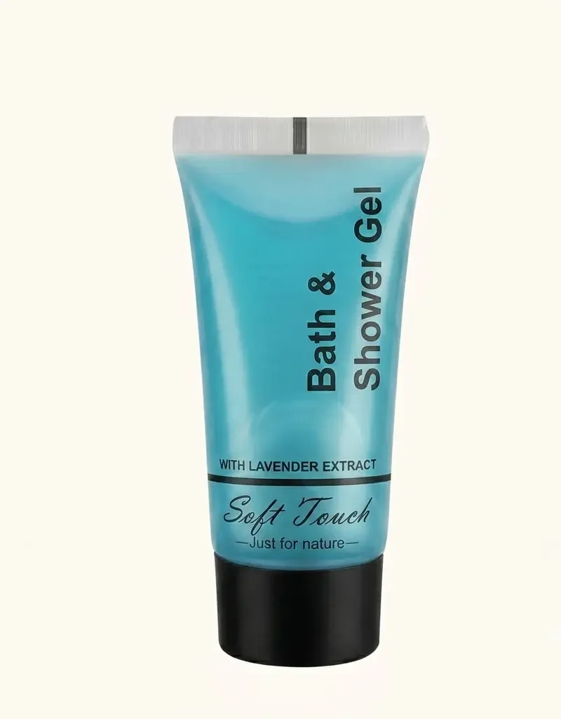 Soft Touch 20ml Miniature Hotel Bath & Shower Gel Tube